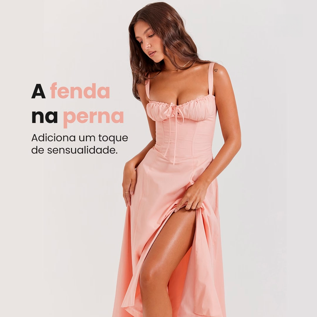Vestido Corset Elegance + Brinde Exclusivo Grátis