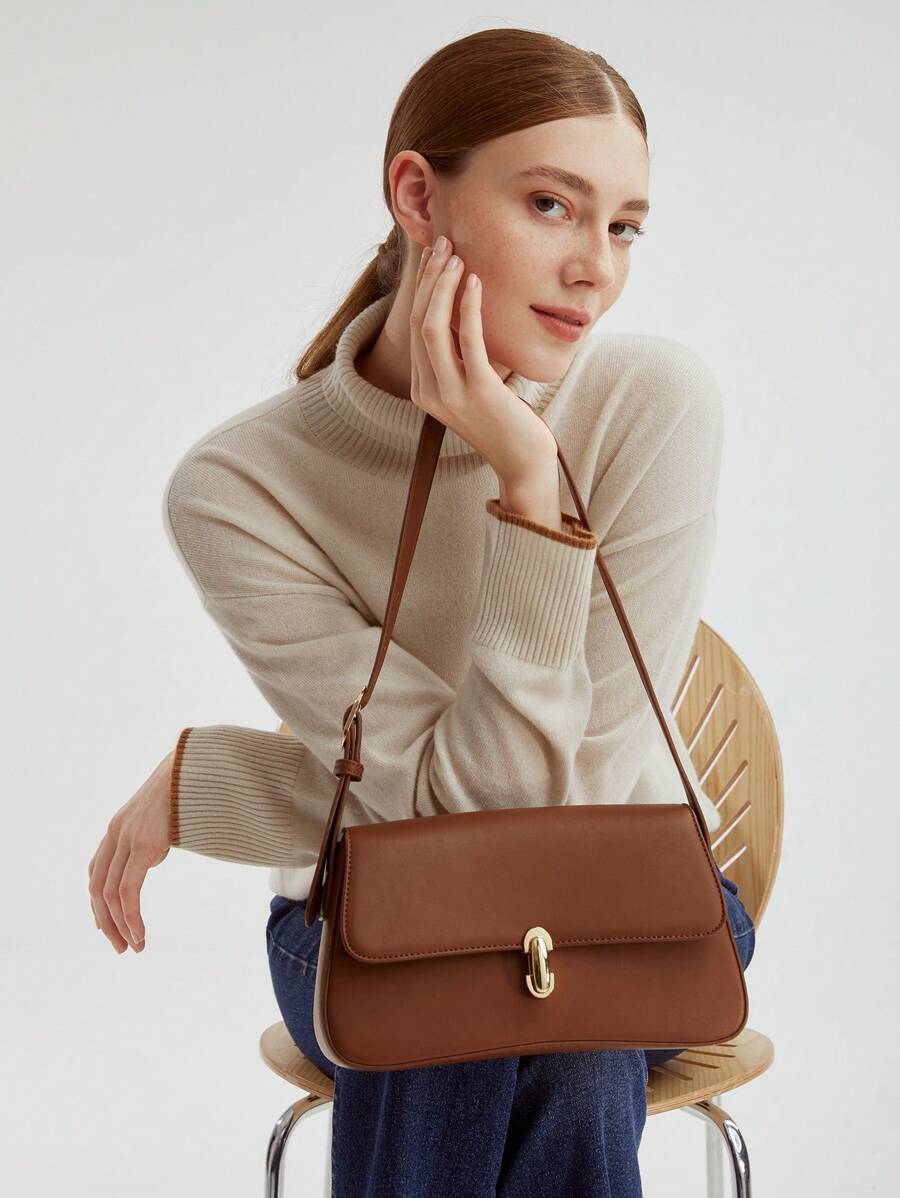 Bolsa Amélie Shoulder Couro Legítimo