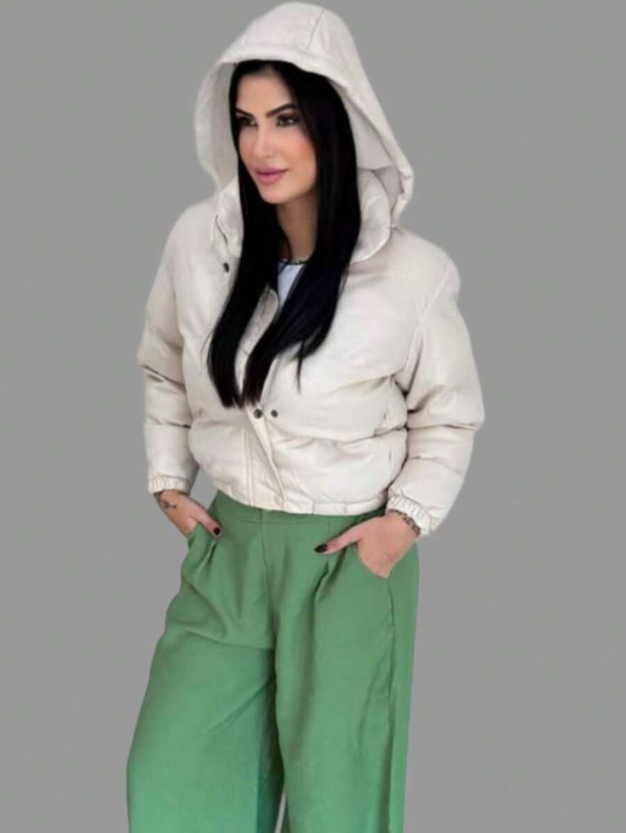 Jaqueta Aurora Puffer Leather