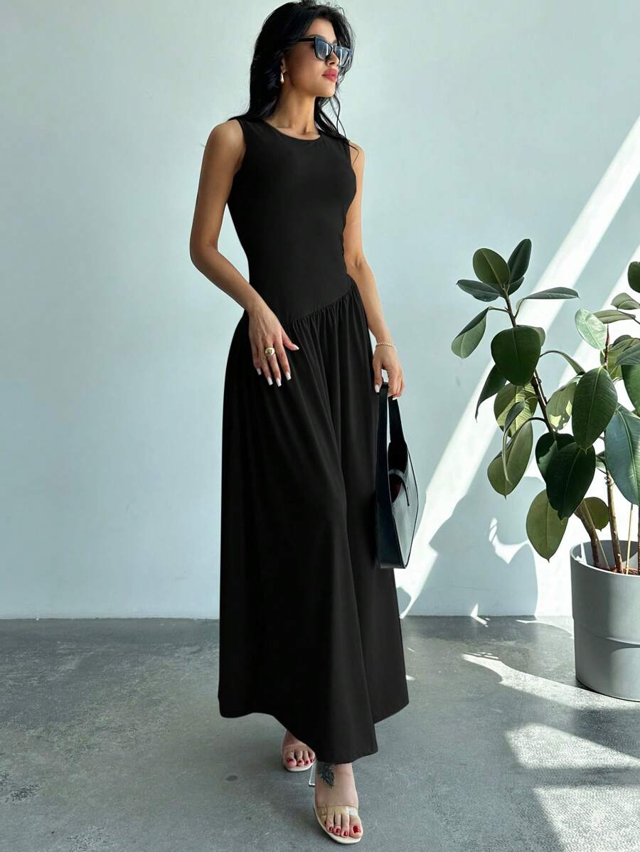 Vestido Amélie Minimalista Longo