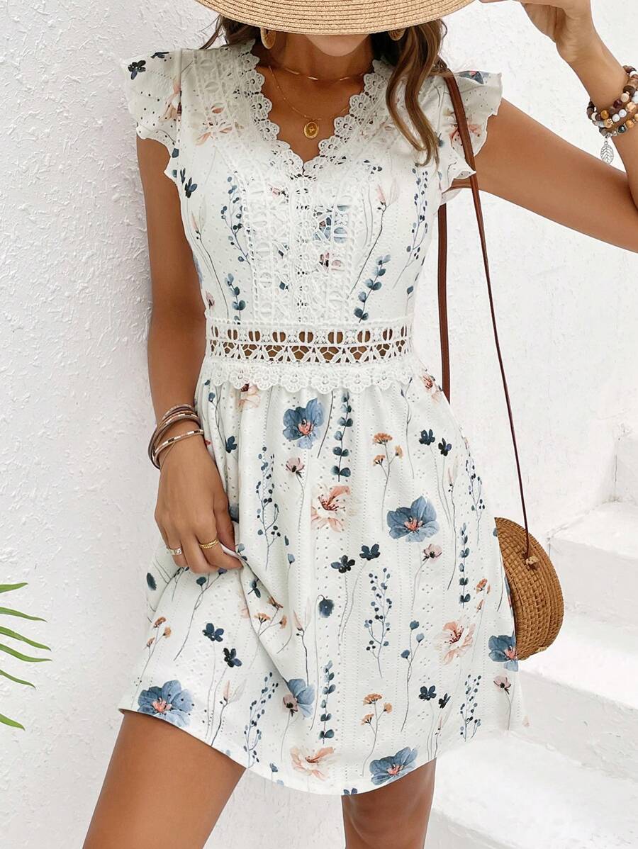 Vestido Celina Renda Curto