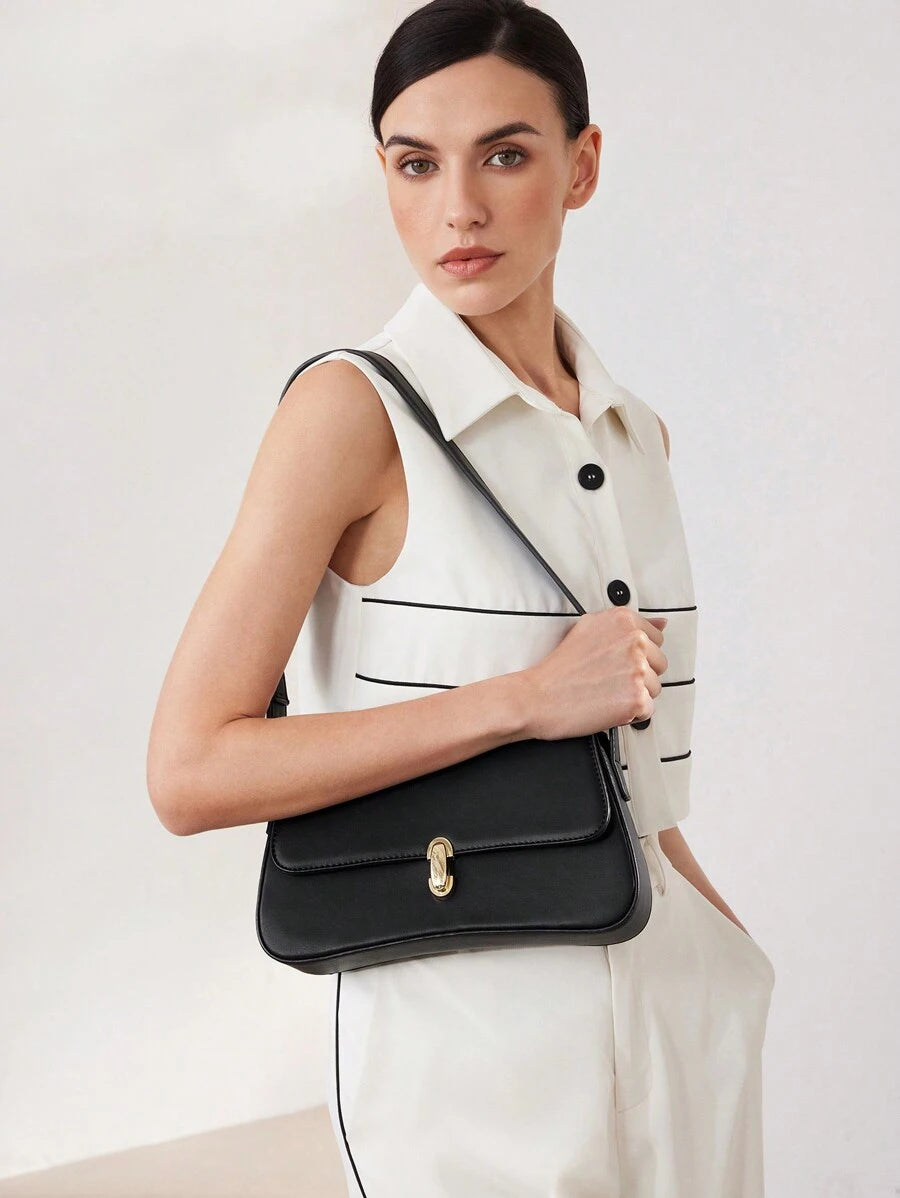 Bolsa Amélie Shoulder Couro Legítimo