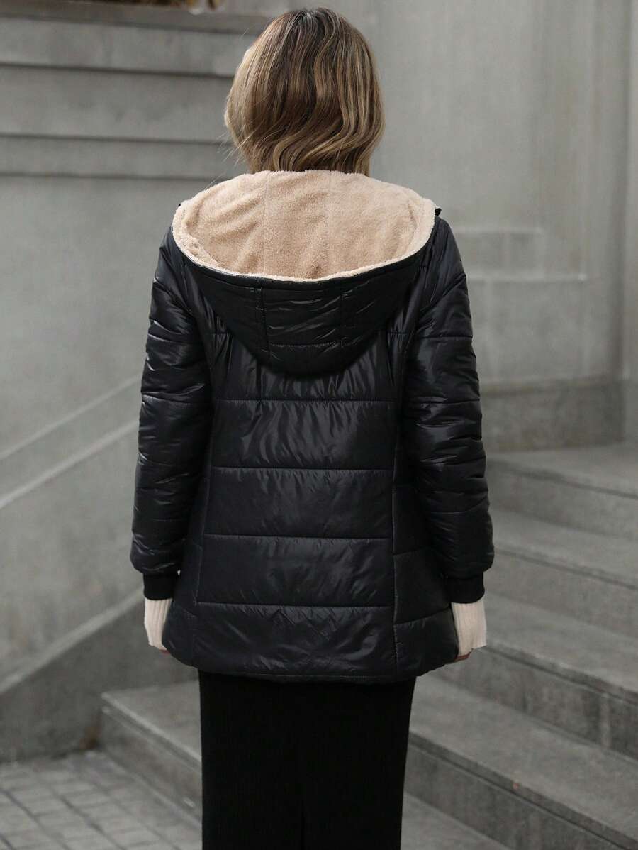 Casaco Aurora Puffer Xadrez