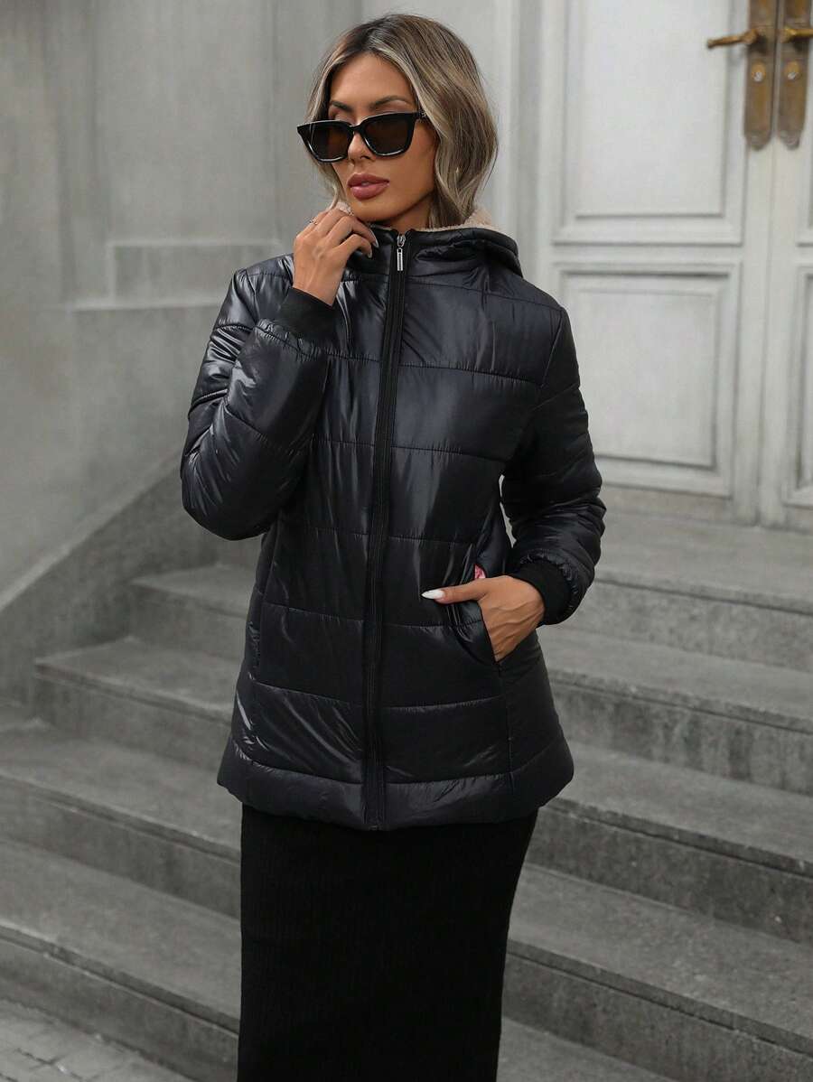 Casaco Aurora Puffer Xadrez