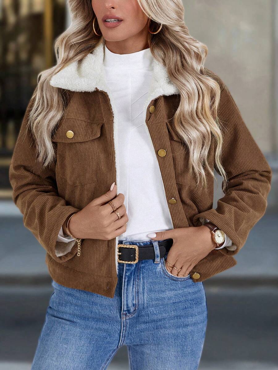 Jaqueta Melissa Corduroy Outono