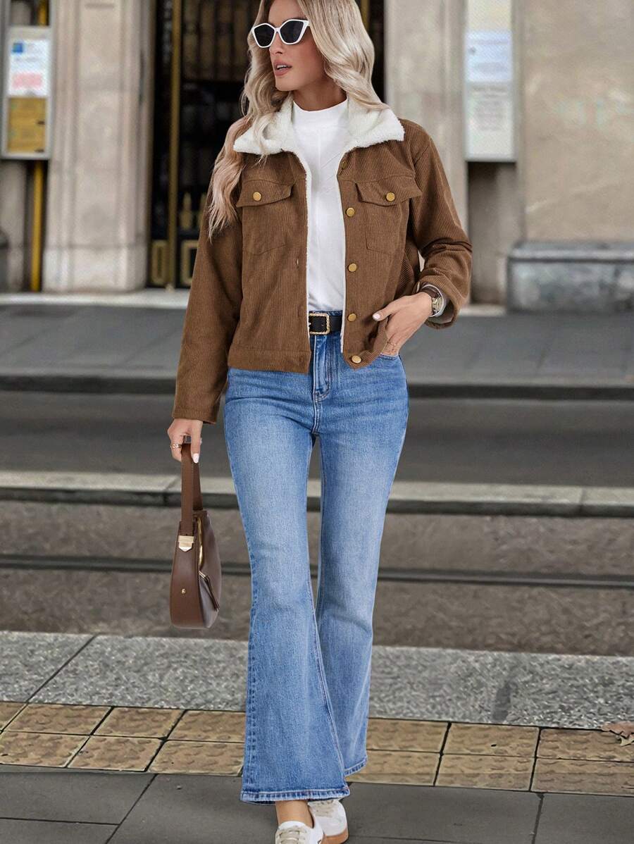 Jaqueta Melissa Corduroy Outono