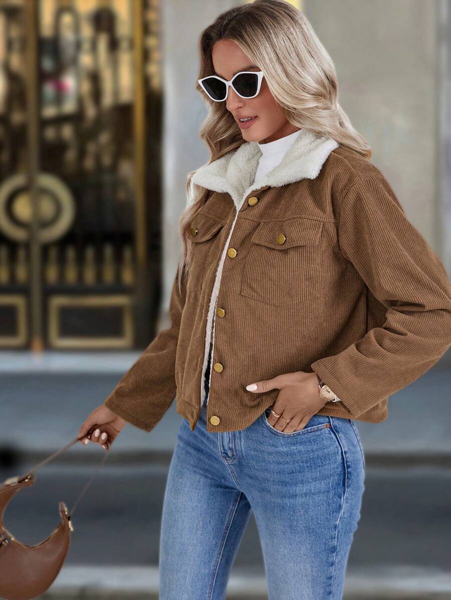 Jaqueta Melissa Corduroy Outono