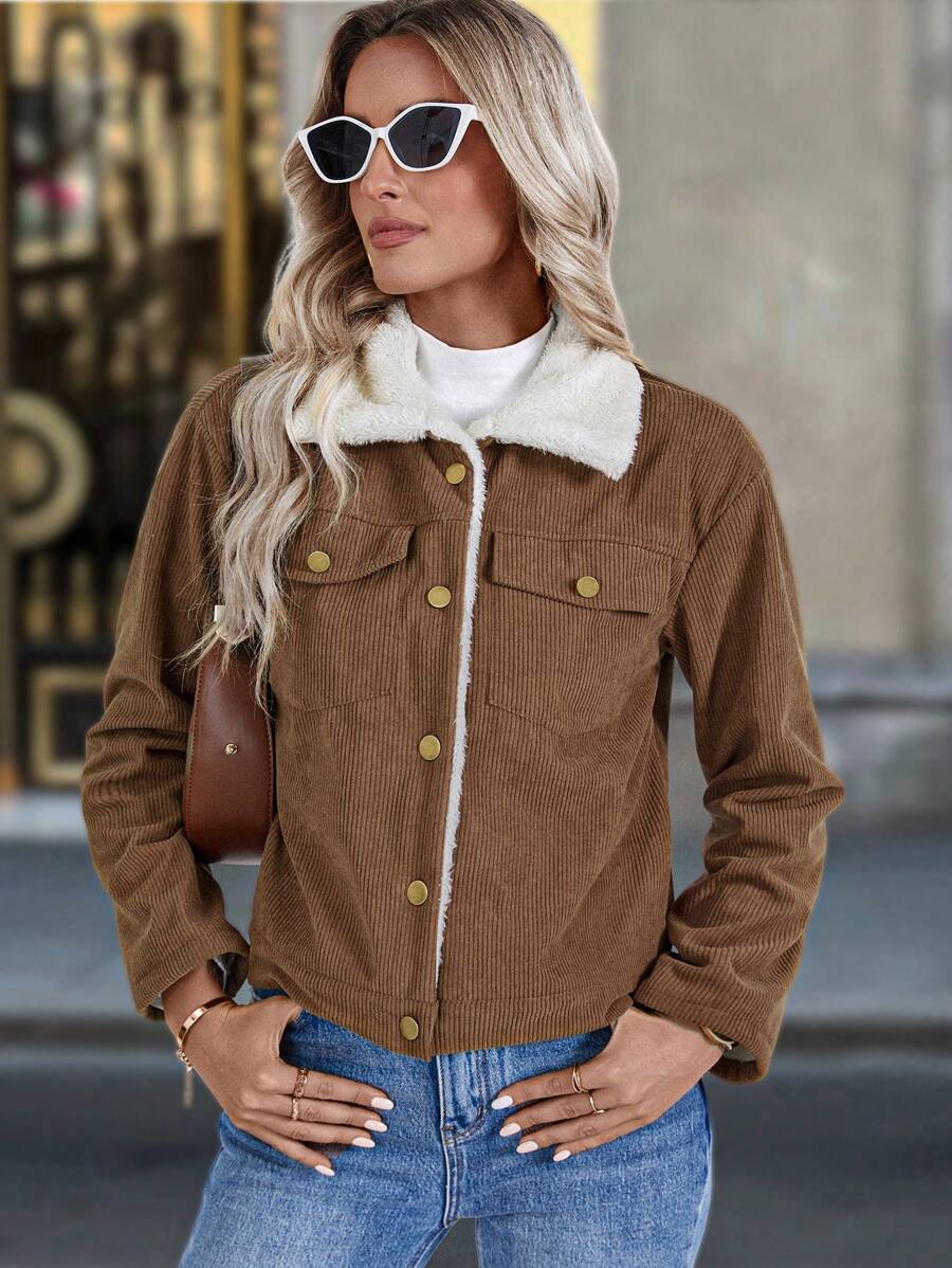 Jaqueta Melissa Corduroy Outono
