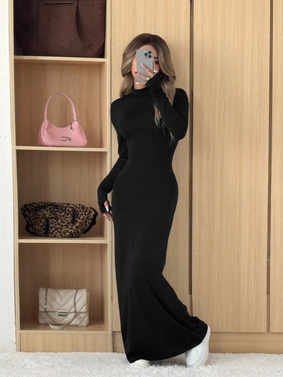 Vestido Antonela Noir Supreme