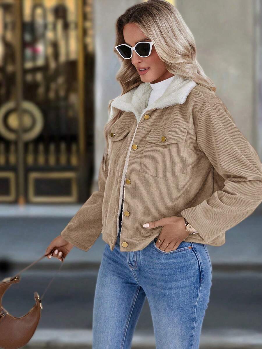 Jaqueta Melissa Corduroy Outono