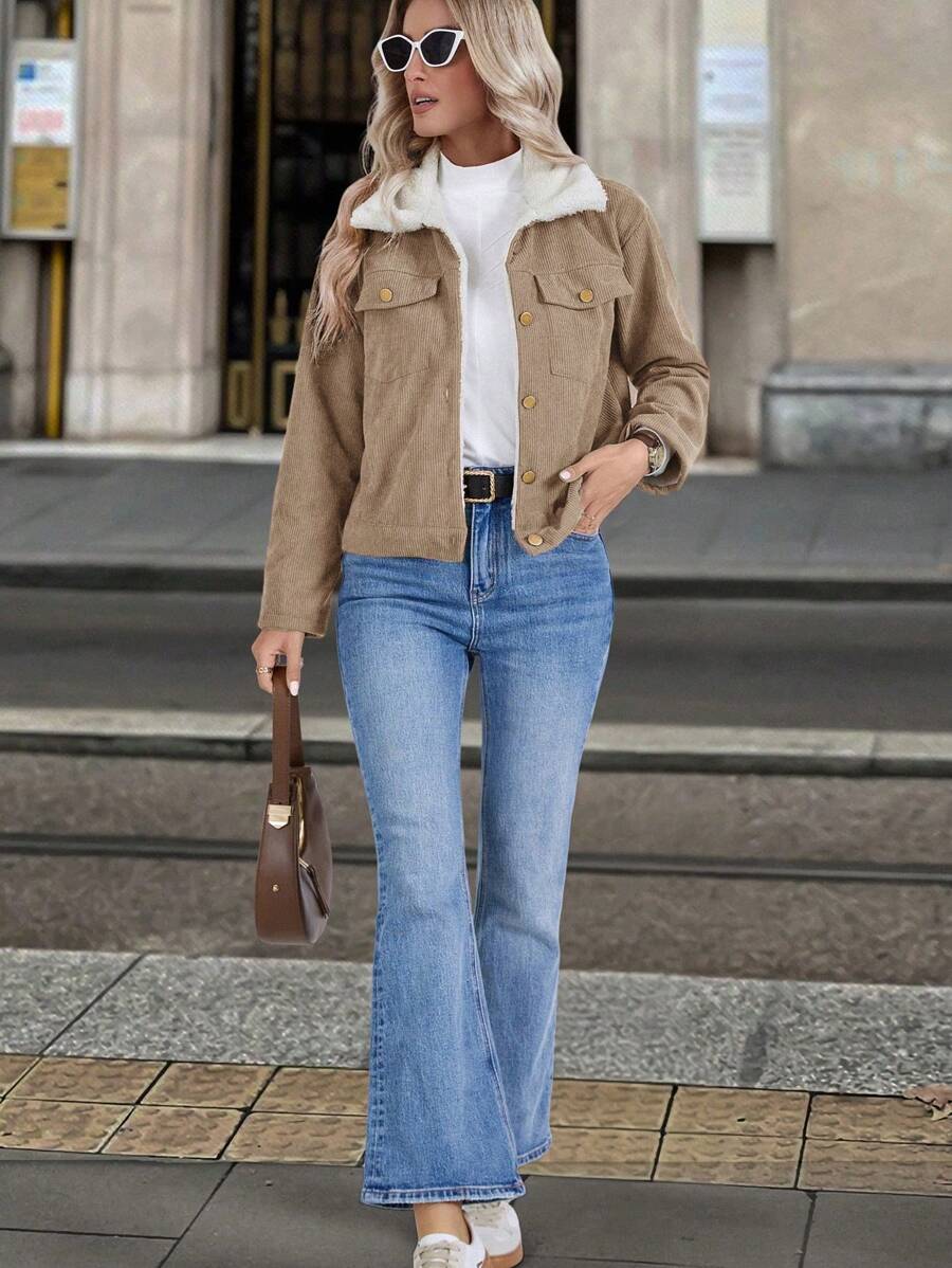 Jaqueta Melissa Corduroy Outono
