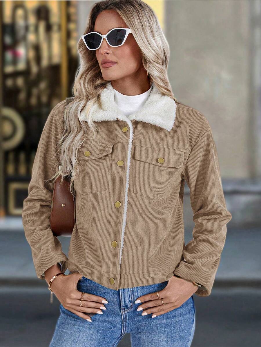 Jaqueta Melissa Corduroy Outono