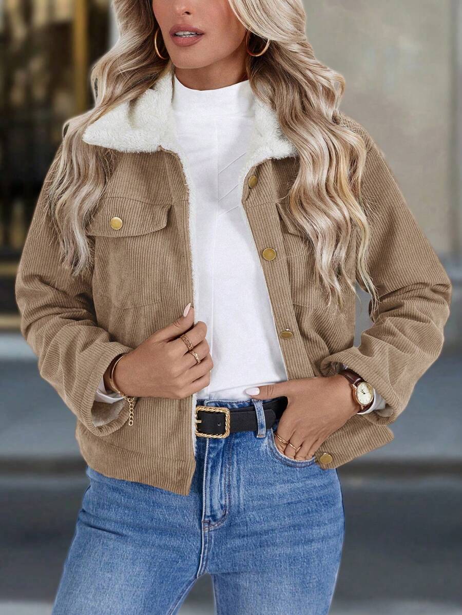 Jaqueta Melissa Corduroy Outono