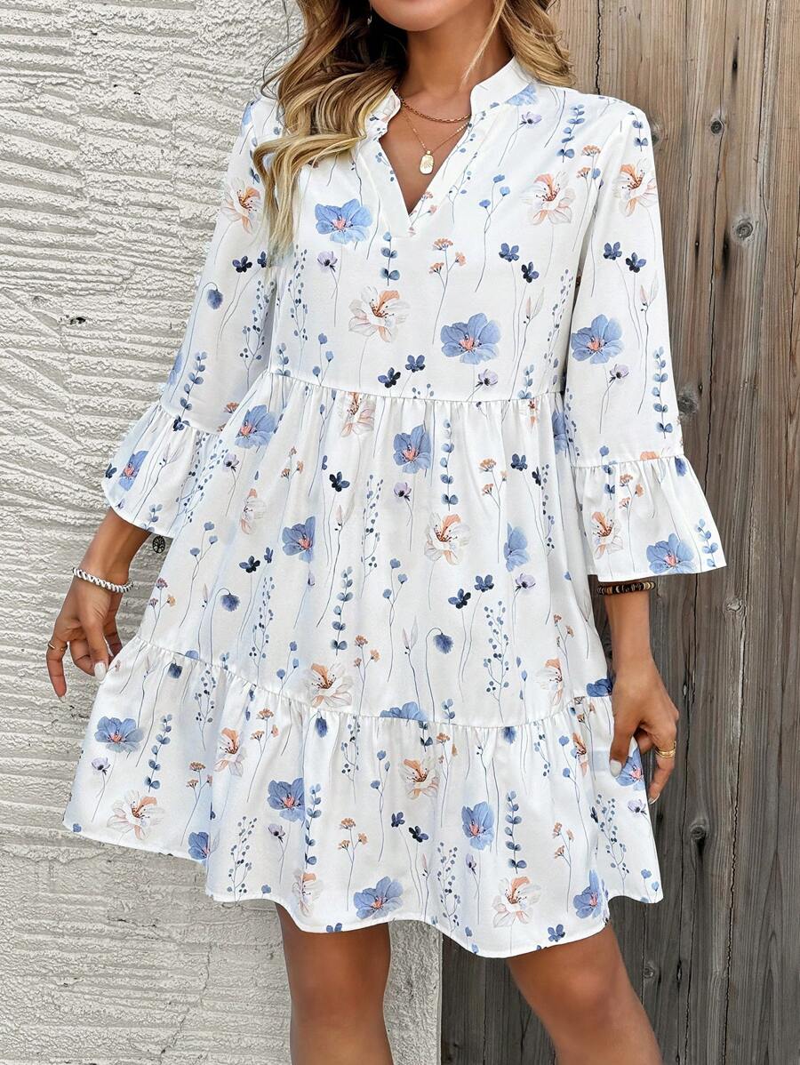 Vestido Amora Floral Curto