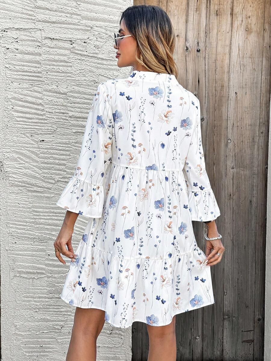 Vestido Amora Floral Curto