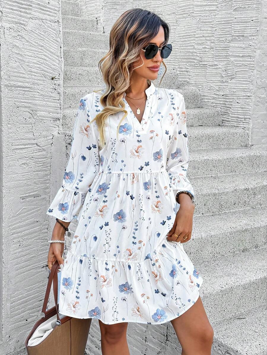 Vestido Amora Floral Curto