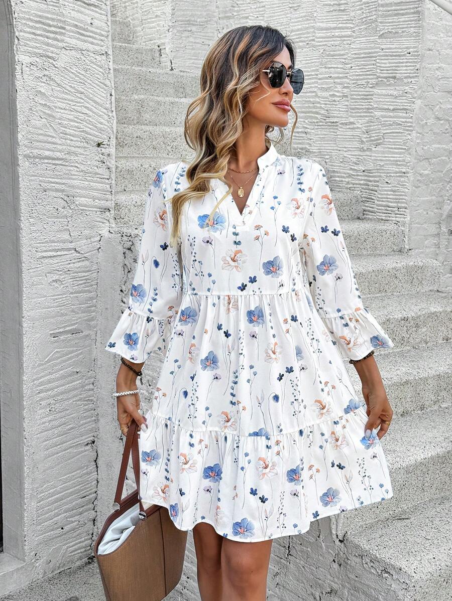 Vestido Amora Floral Curto