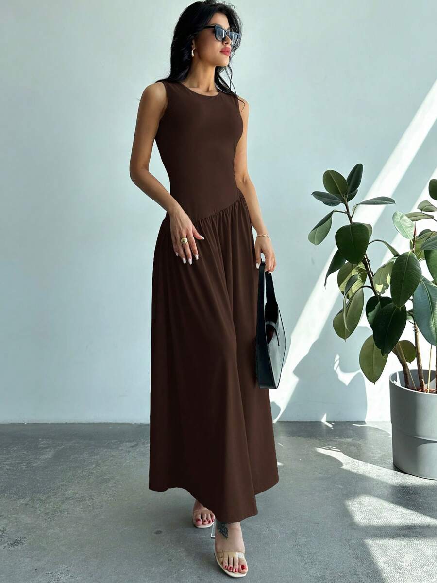 Vestido Amélie Minimalista Longo