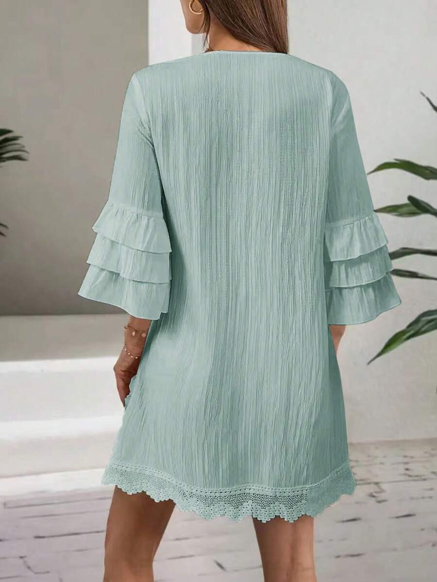 Vestido Isadora Bordado Curto