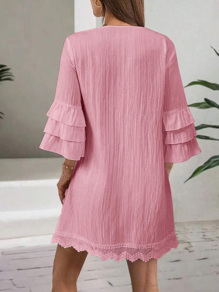 Vestido Isadora Bordado Curto