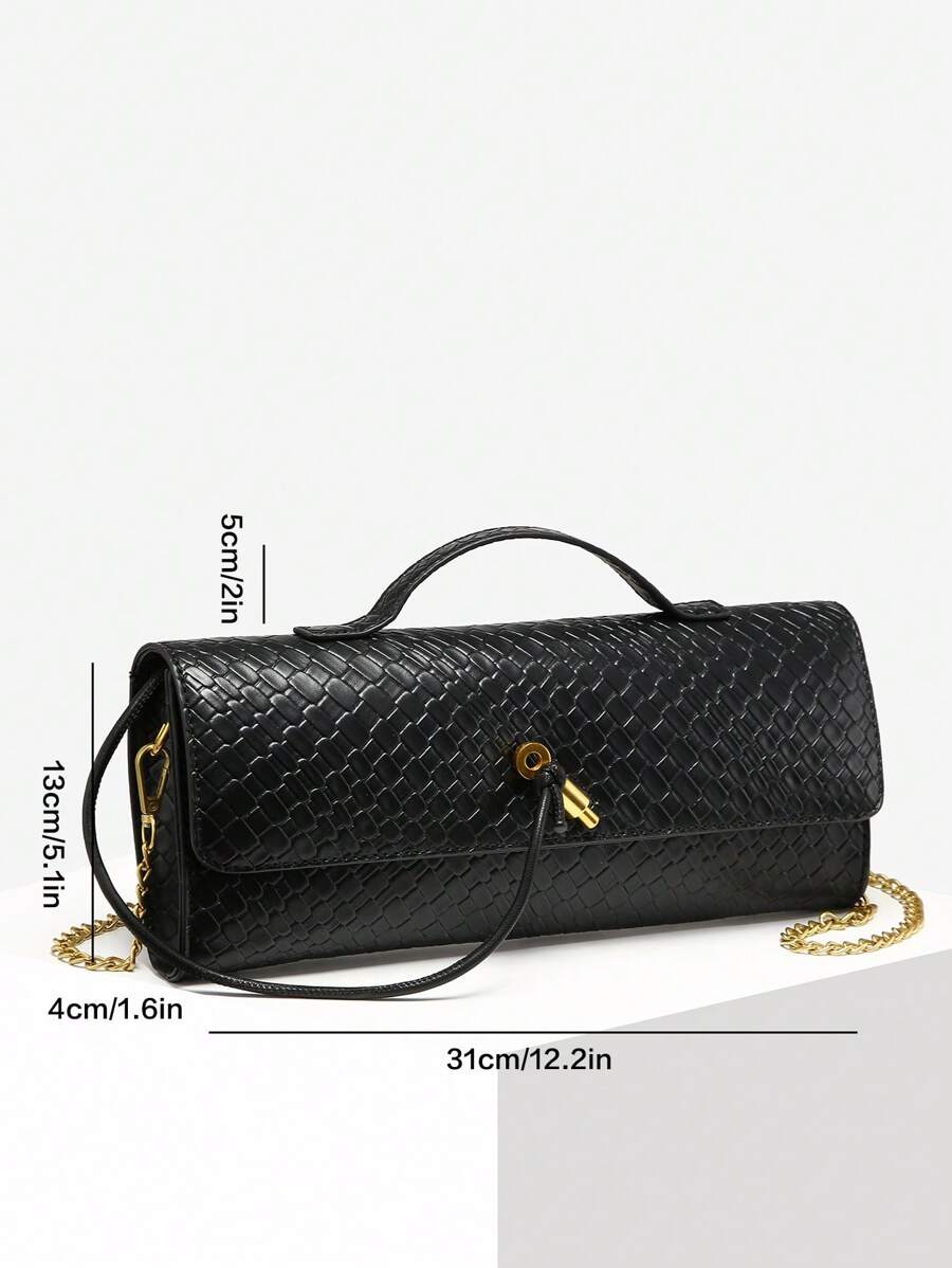 Bolsa Mirella Embreagem Couro Legítimo