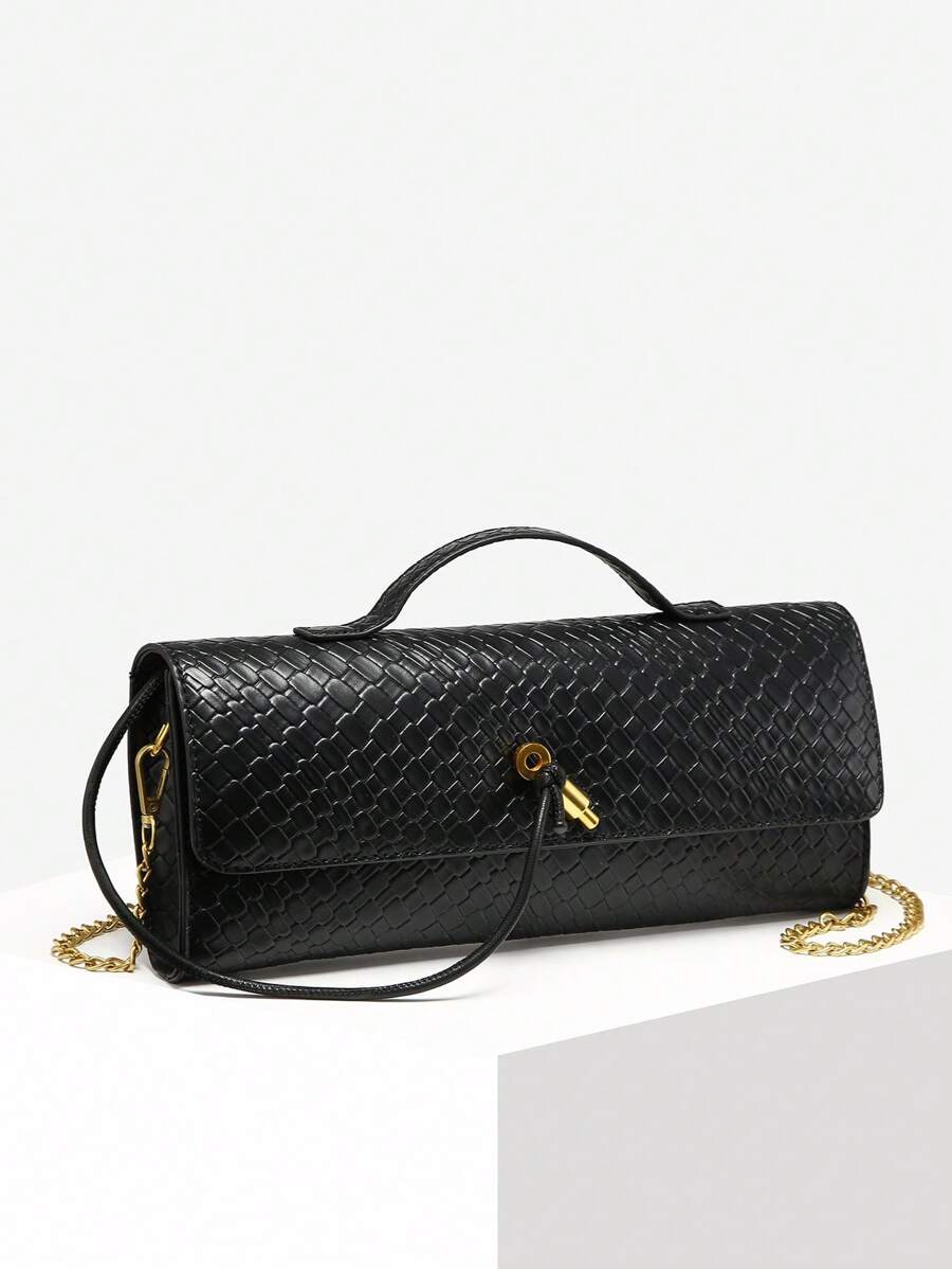 Bolsa Mirella Embreagem Couro Legítimo