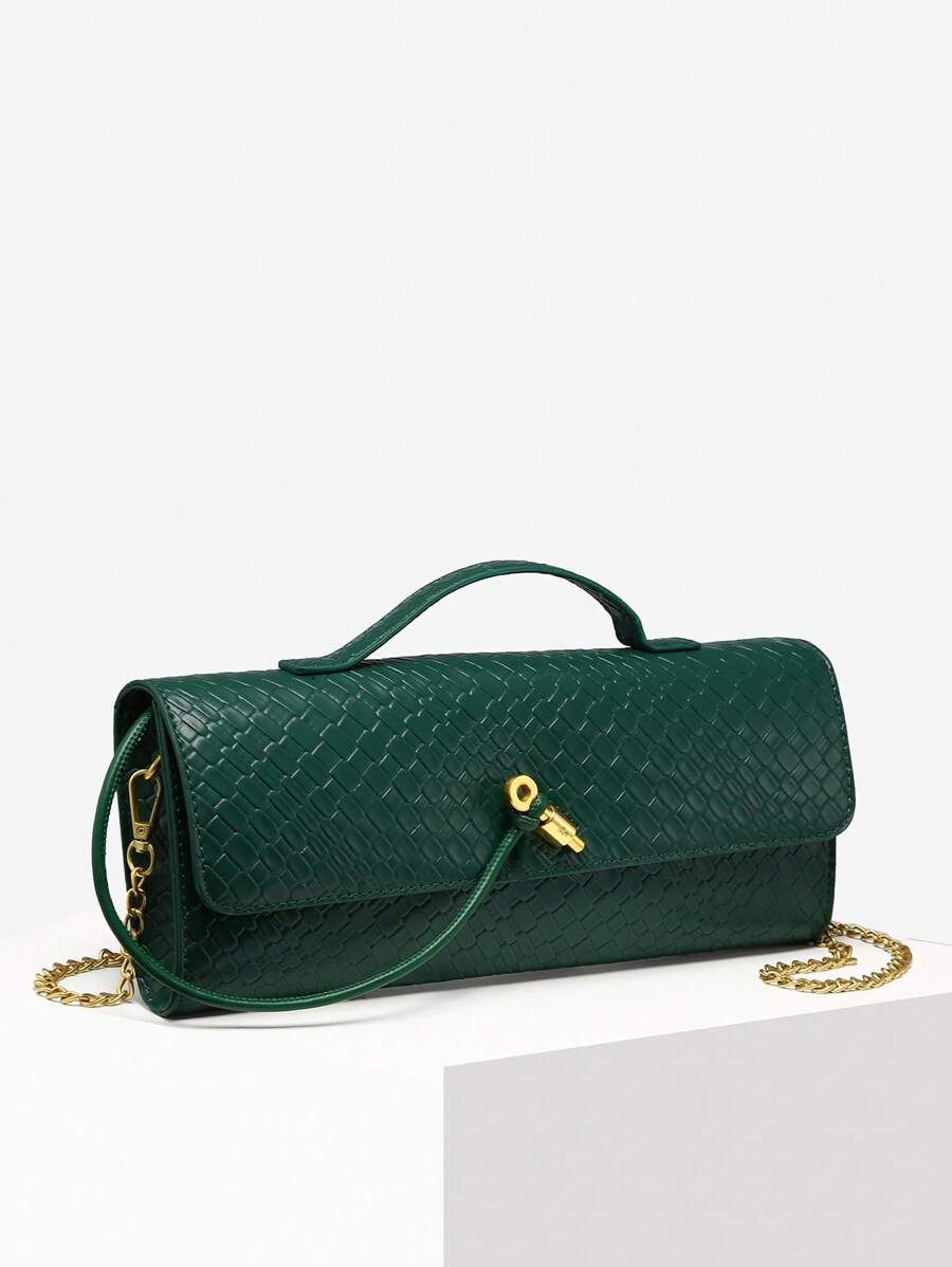 Bolsa Mirella Embreagem Couro Legítimo