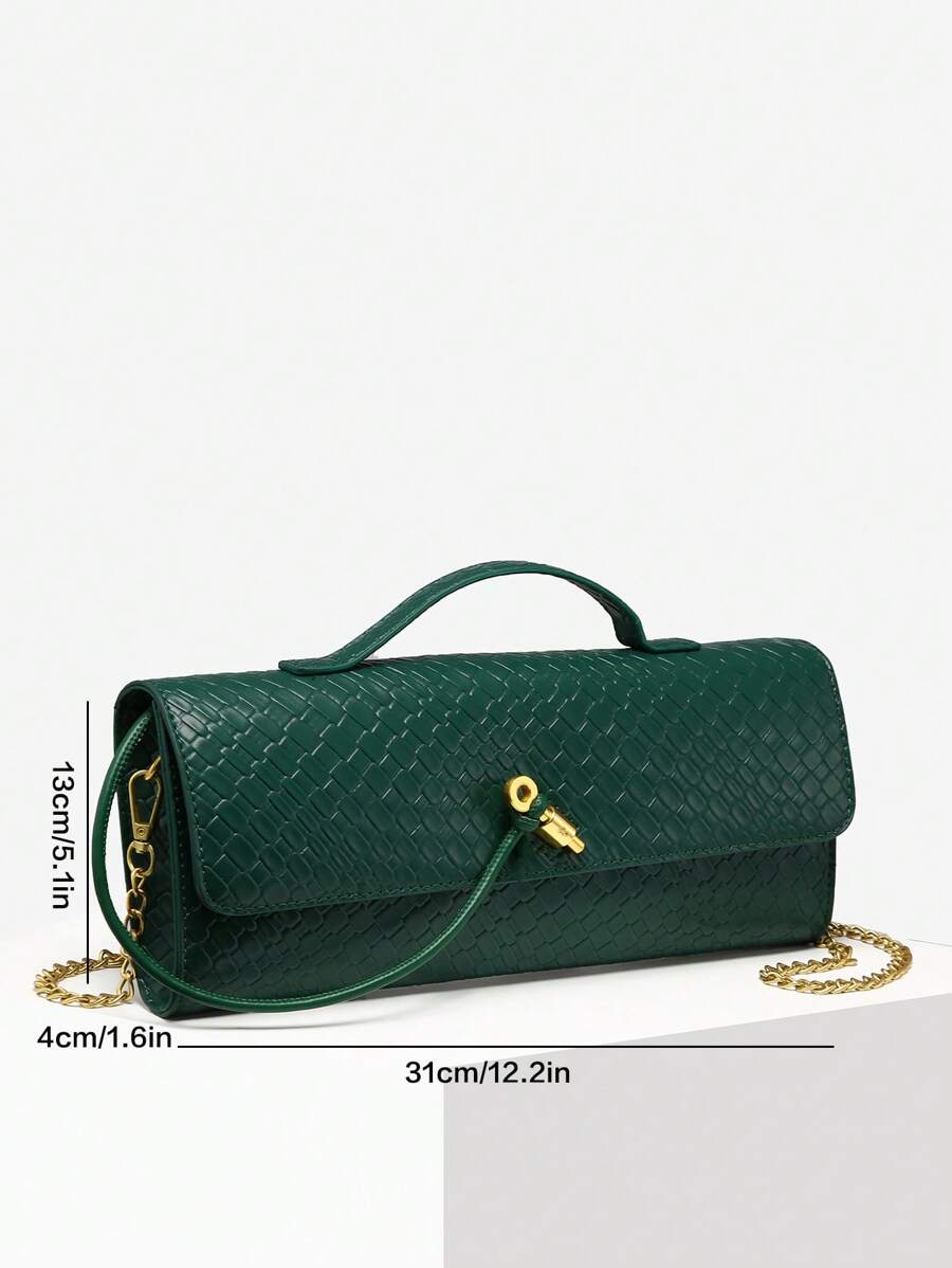 Bolsa Mirella Embreagem Couro Legítimo