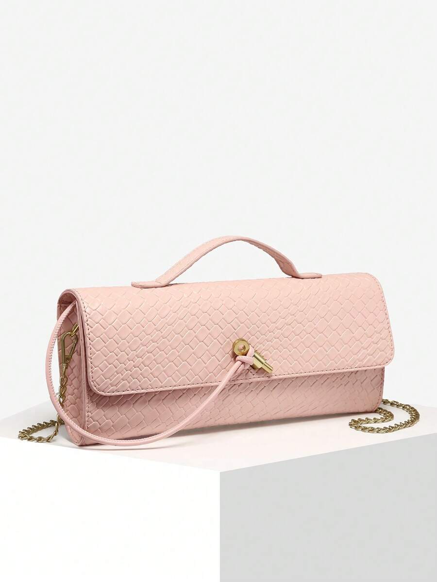 Bolsa Mirella Embreagem Couro Legítimo