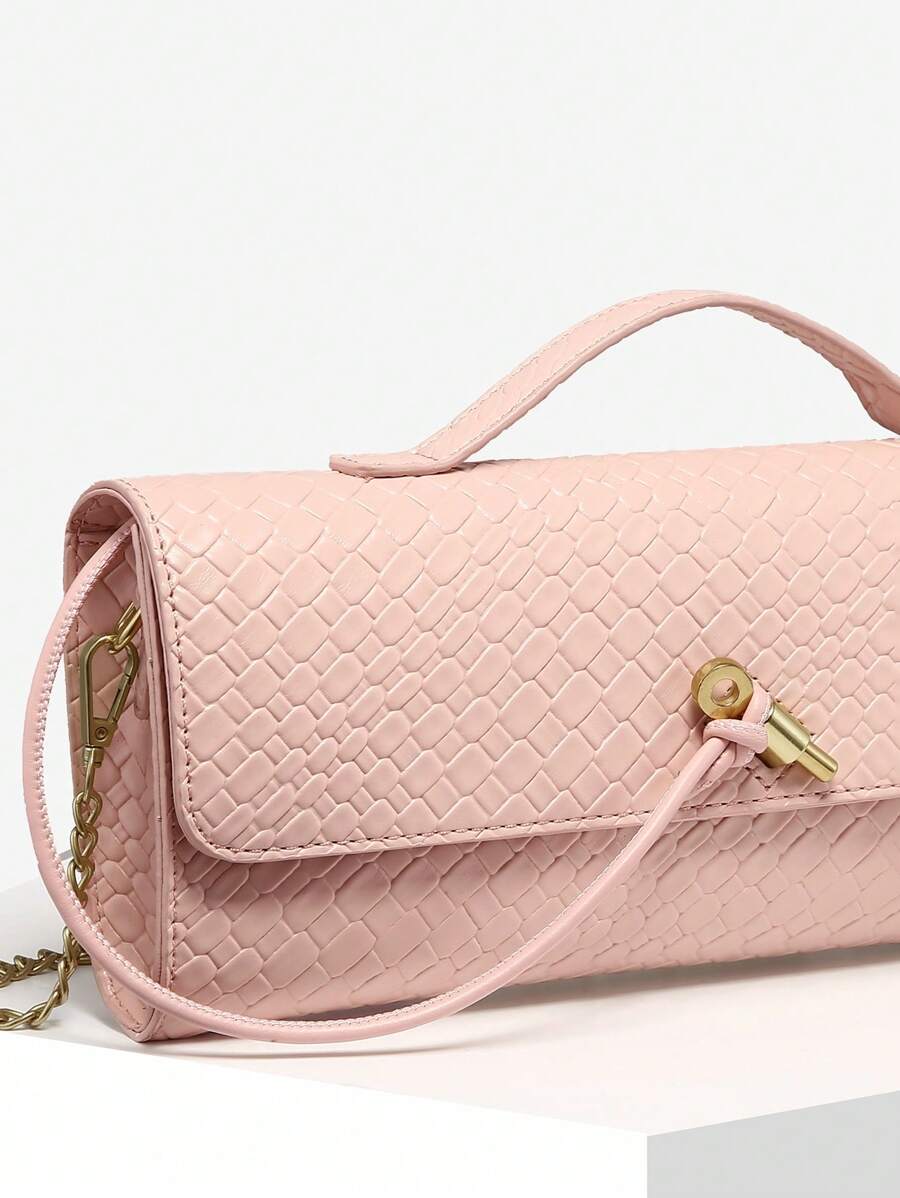 Bolsa Mirella Embreagem Couro Legítimo