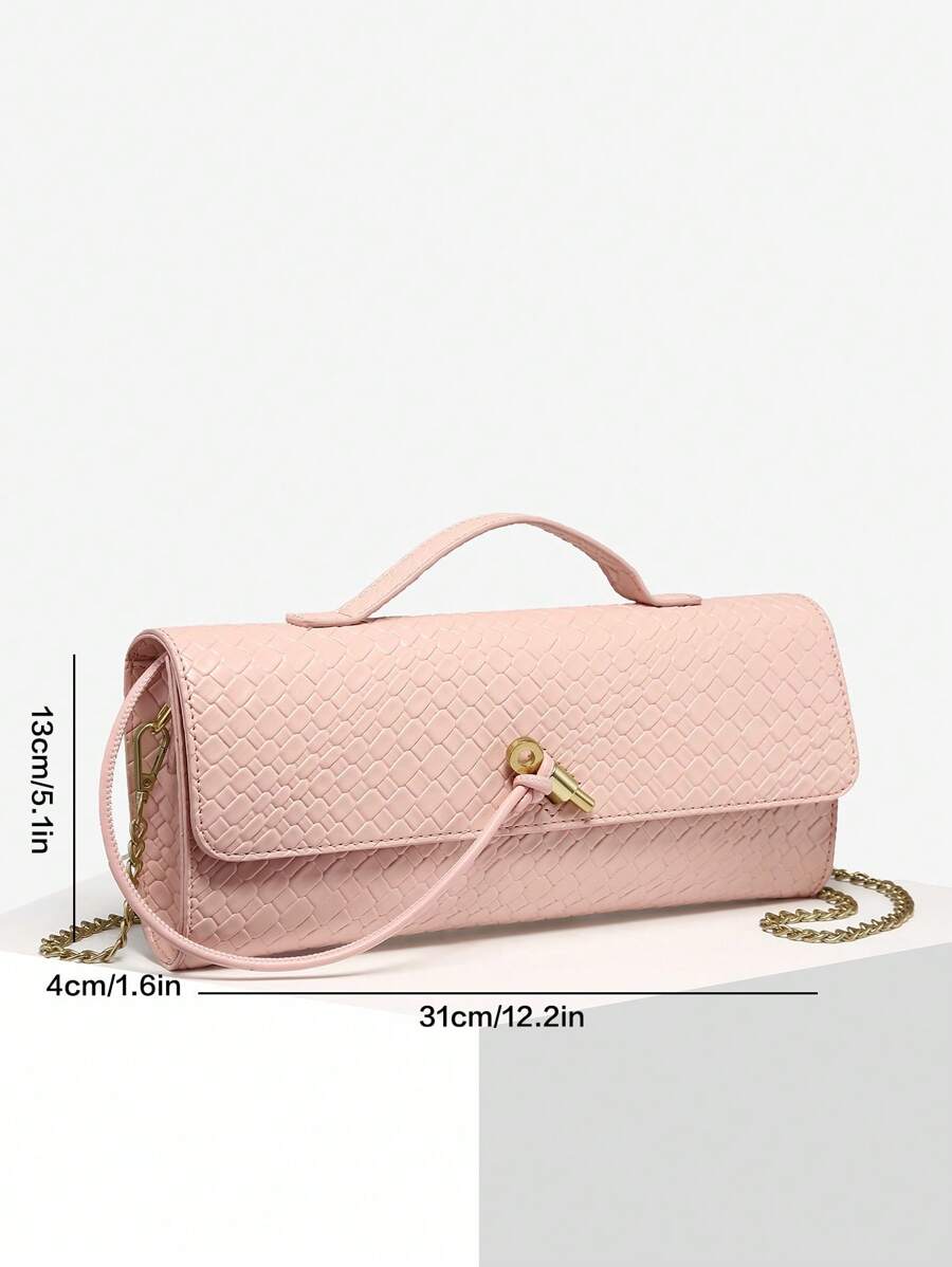 Bolsa Mirella Embreagem Couro Legítimo