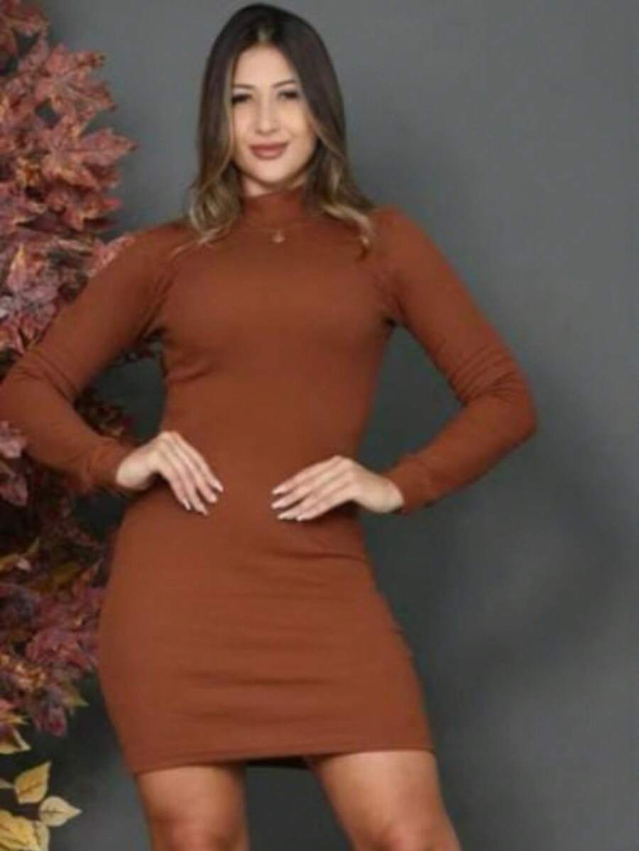 Vestido Bianca Noir Ribbed
