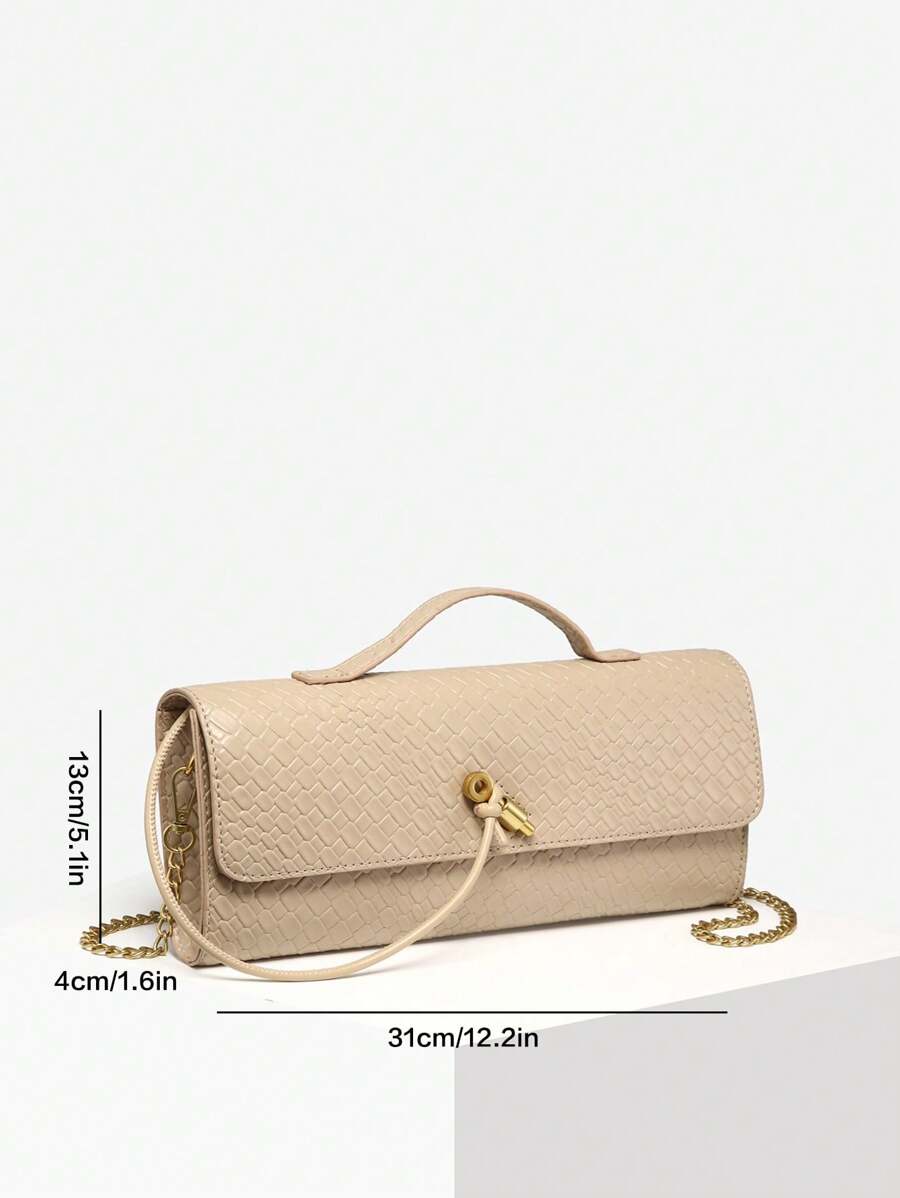 Bolsa Mirella Embreagem Couro Legítimo