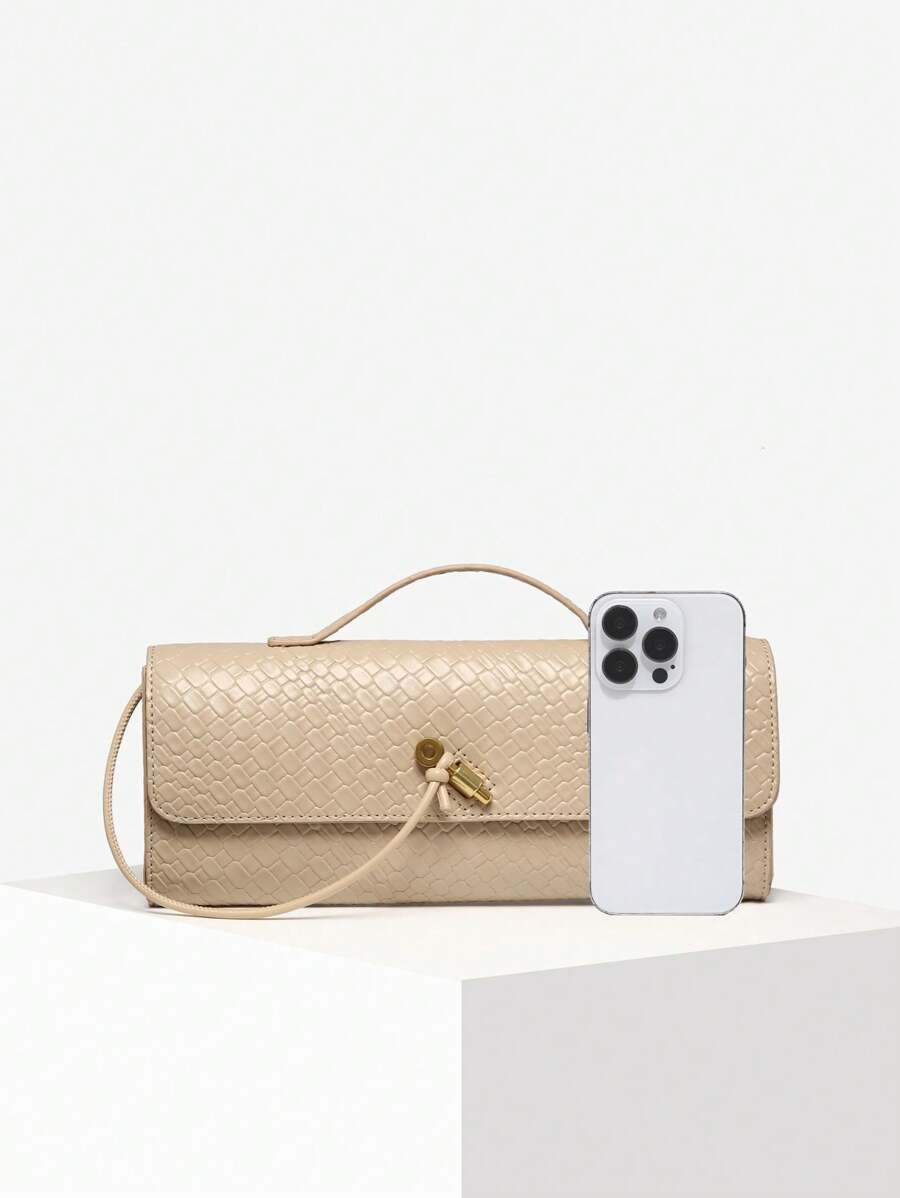 Bolsa Mirella Embreagem Couro Legítimo