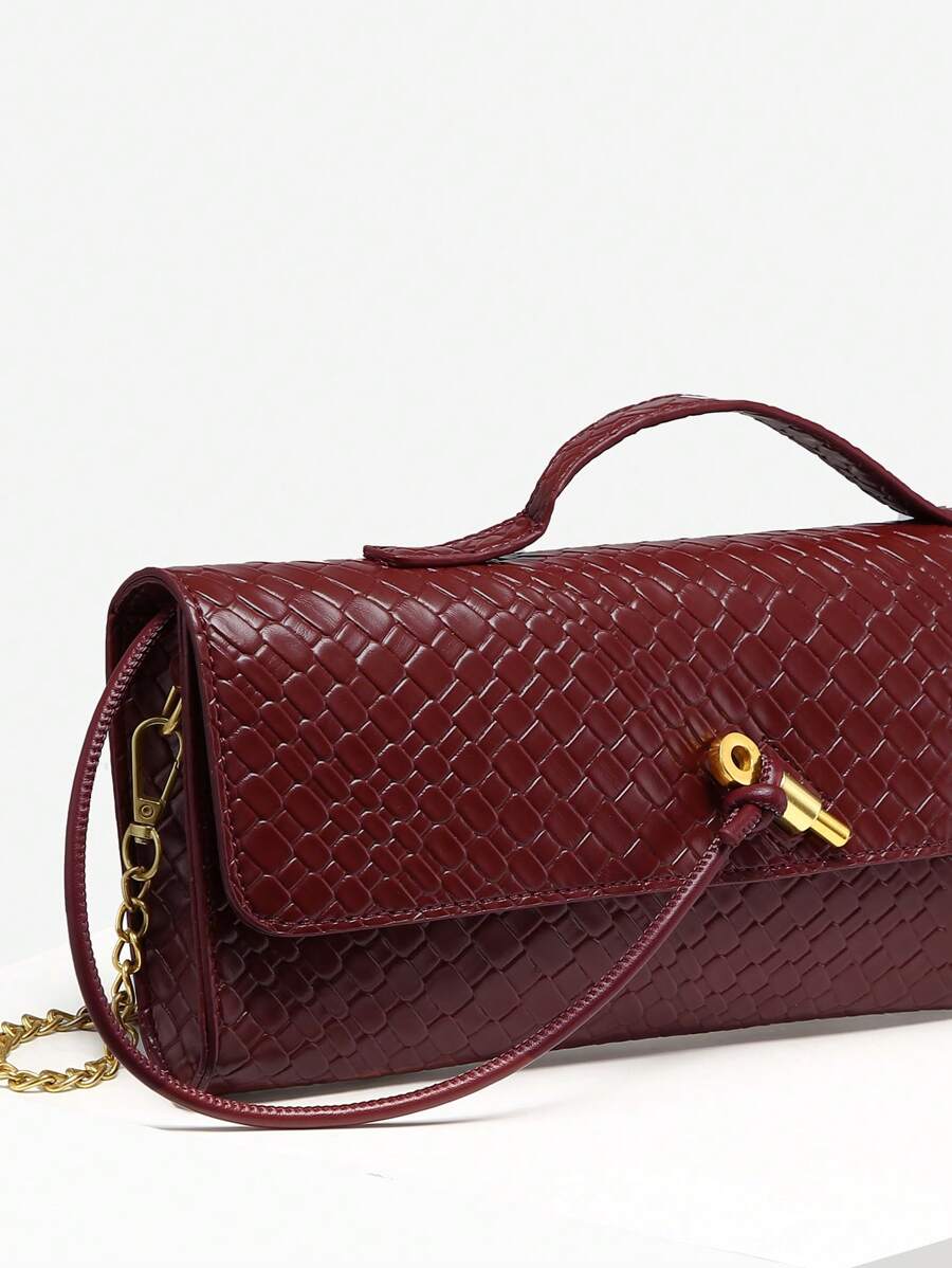 Bolsa Mirella Embreagem Couro Legítimo