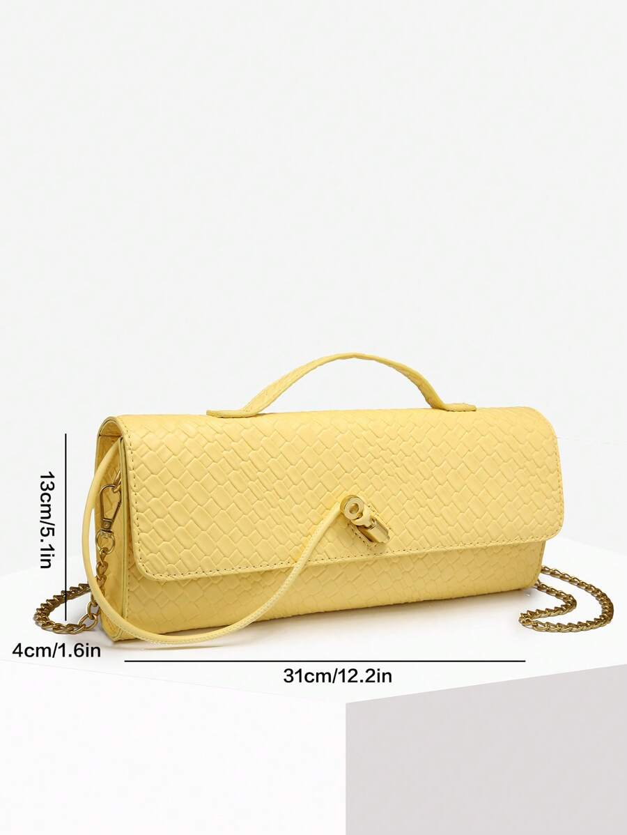 Bolsa Mirella Embreagem Couro Legítimo