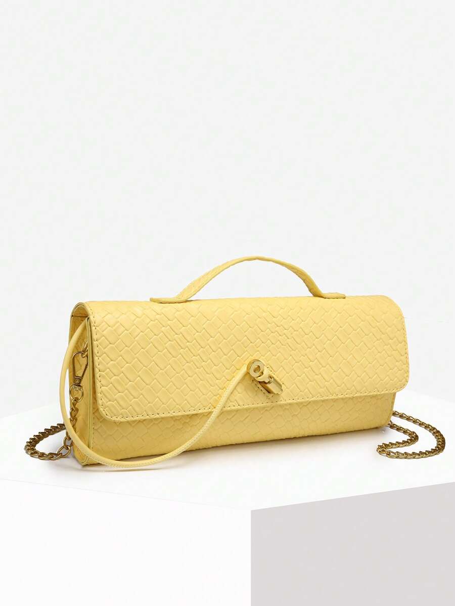 Bolsa Mirella Embreagem Couro Legítimo