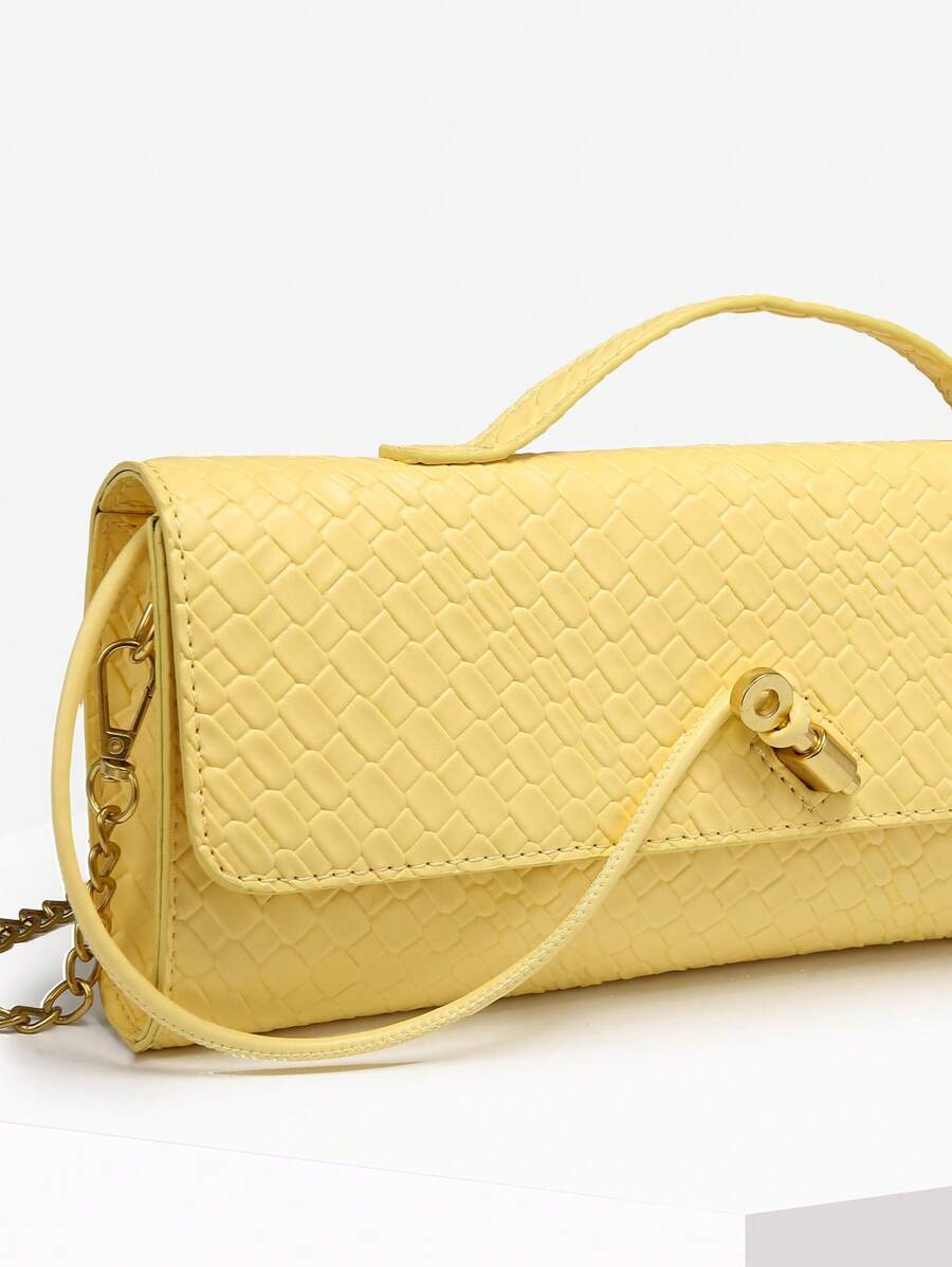 Bolsa Mirella Embreagem Couro Legítimo