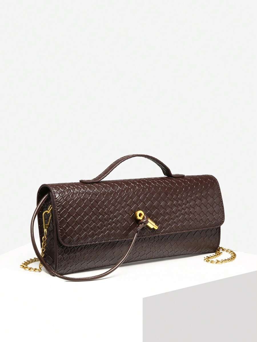 Bolsa Mirella Embreagem Couro Legítimo