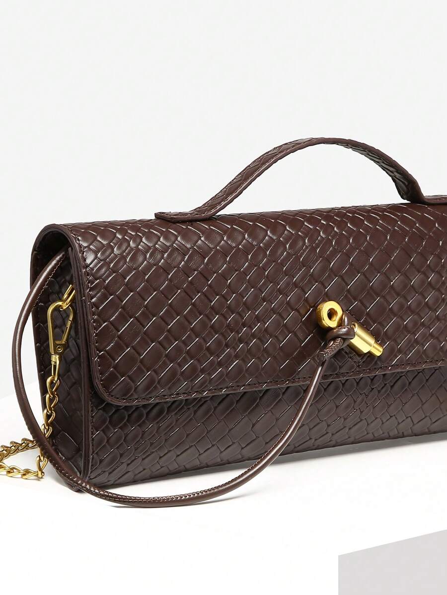 Bolsa Mirella Embreagem Couro Legítimo