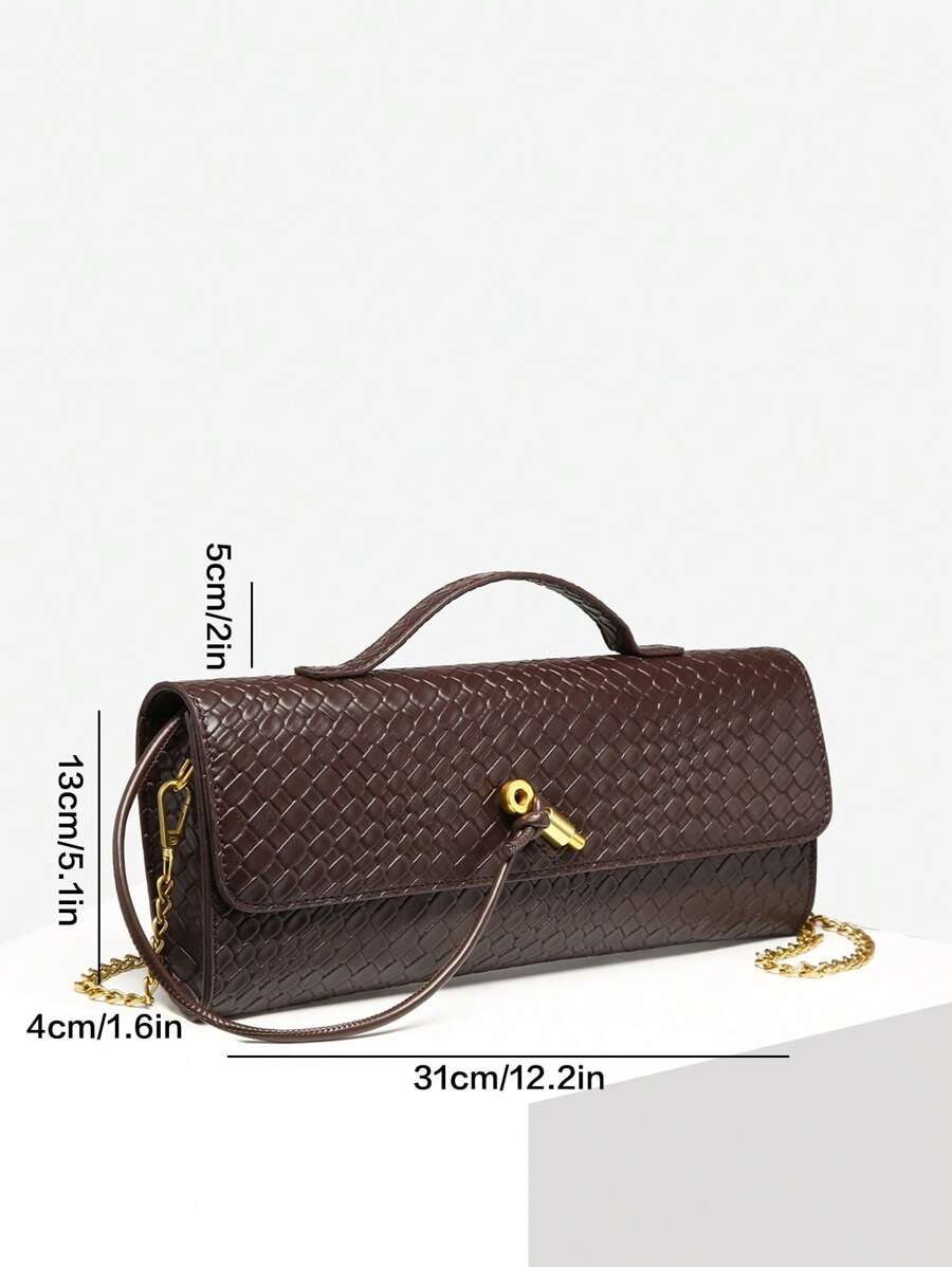 Bolsa Mirella Embreagem Couro Legítimo