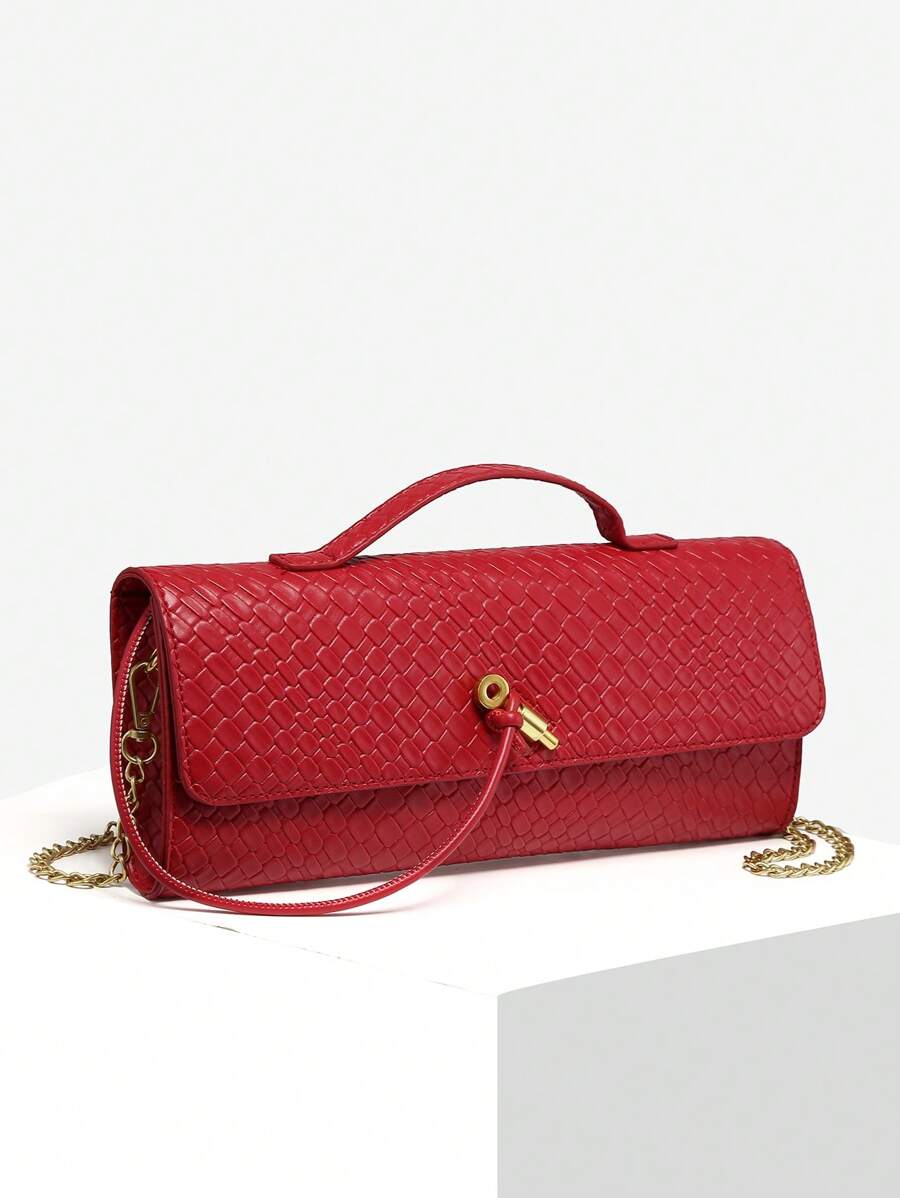 Bolsa Mirella Embreagem Couro Legítimo