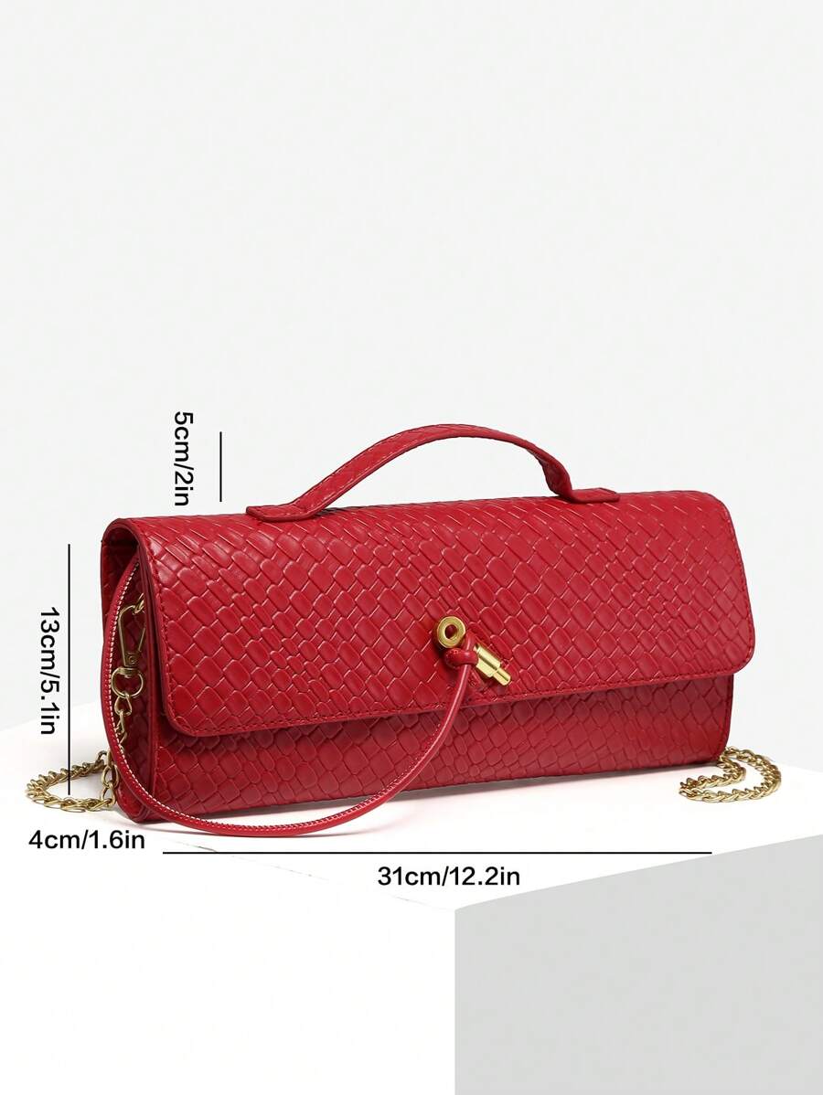 Bolsa Mirella Embreagem Couro Legítimo