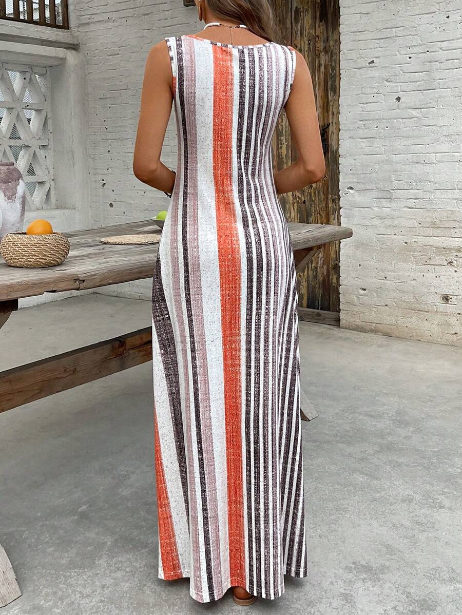 Vestido Helena Listrado Resort