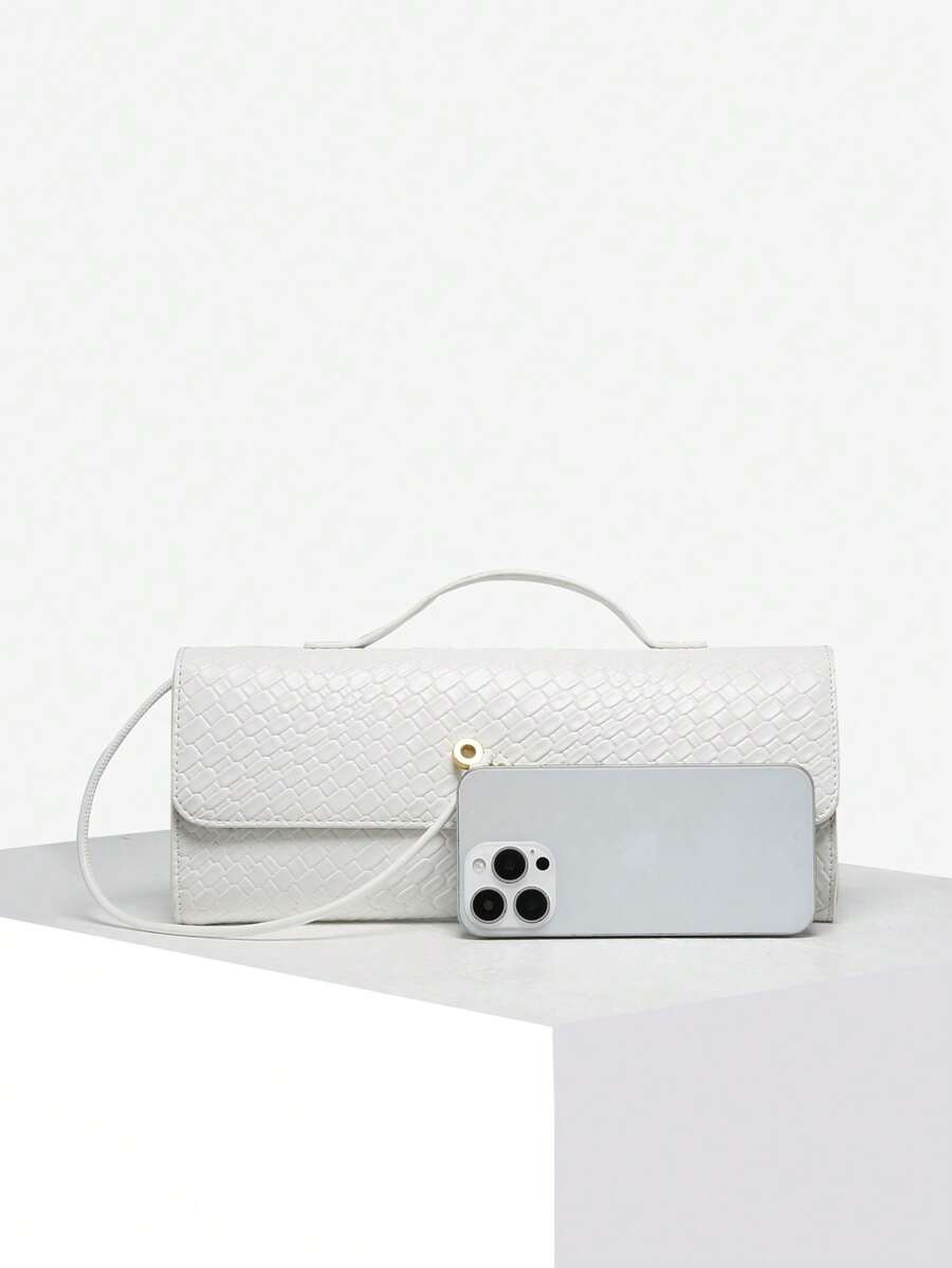 Bolsa Mirella Embreagem Couro Legítimo