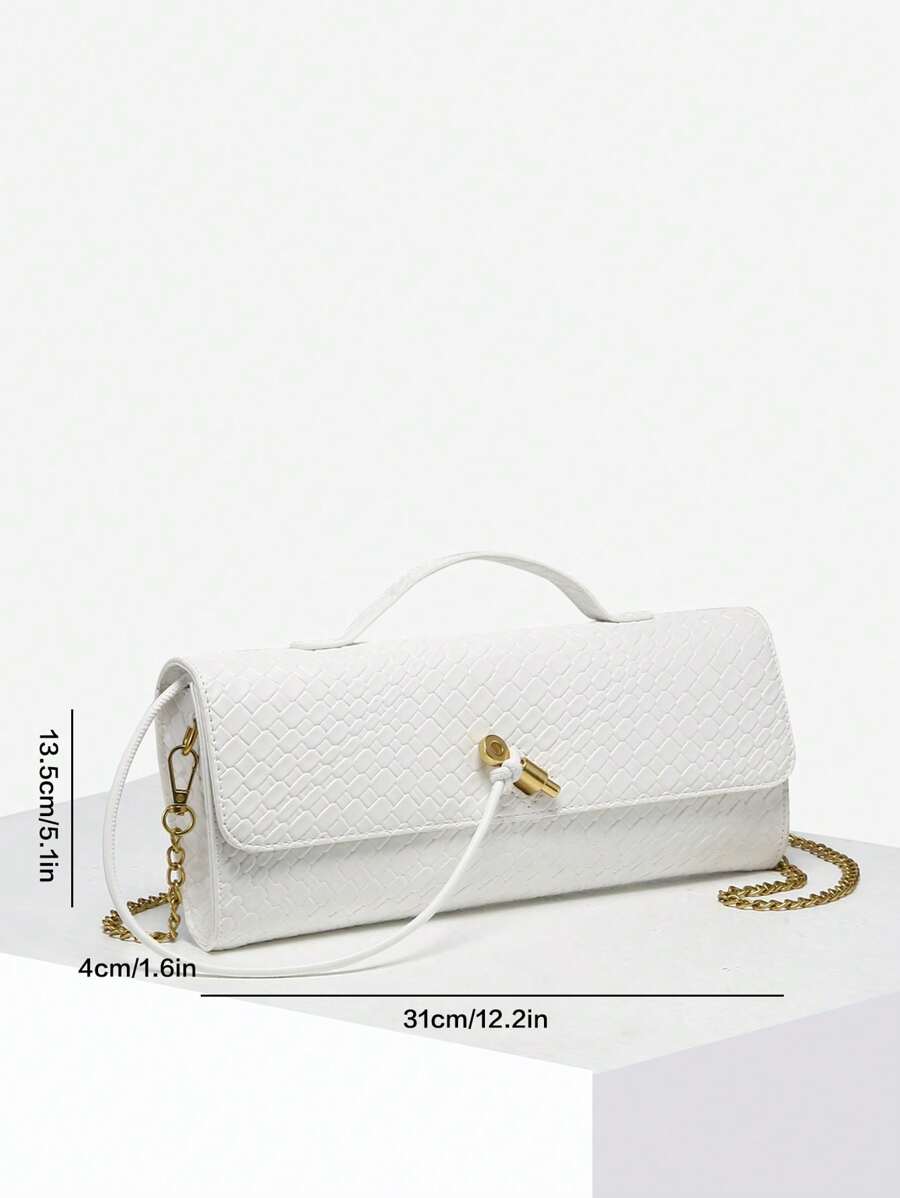 Bolsa Mirella Embreagem Couro Legítimo