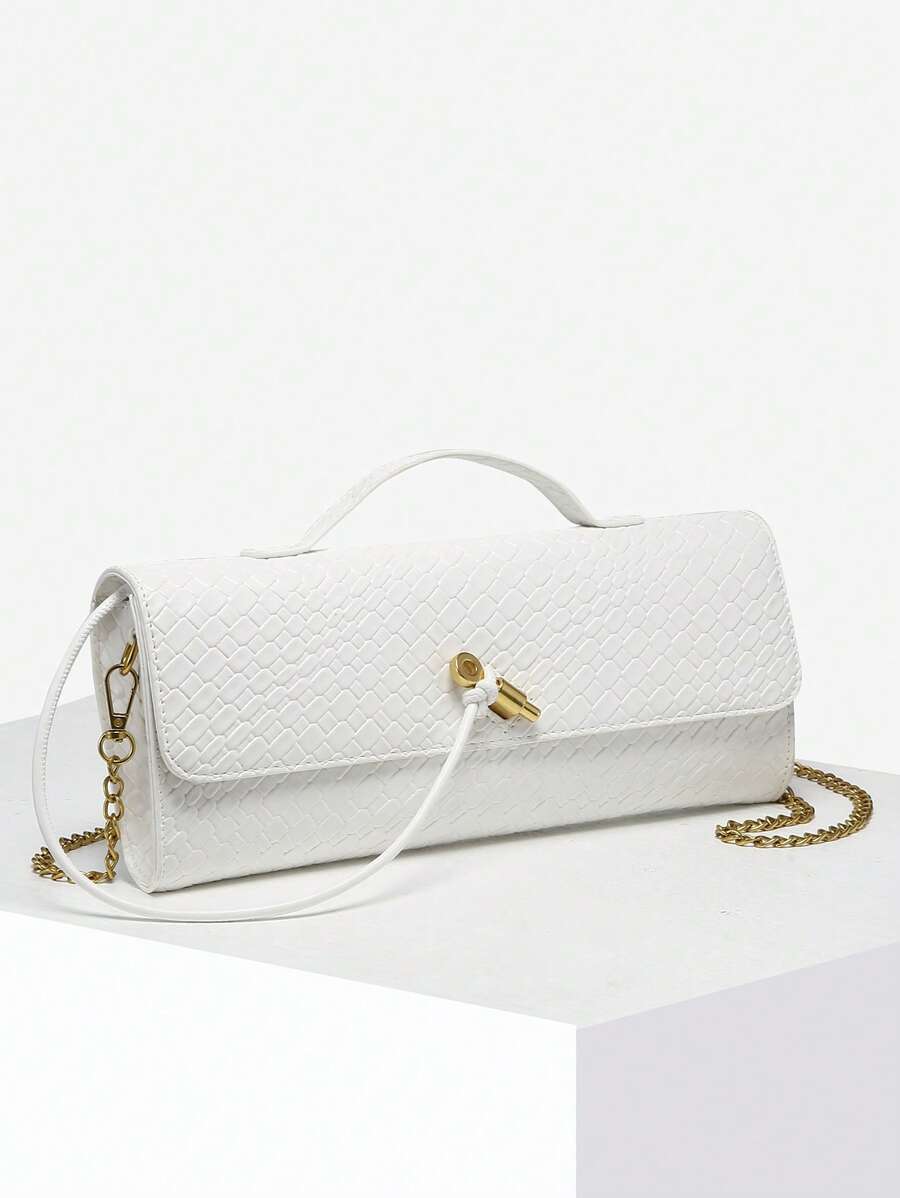 Bolsa Mirella Embreagem Couro Legítimo