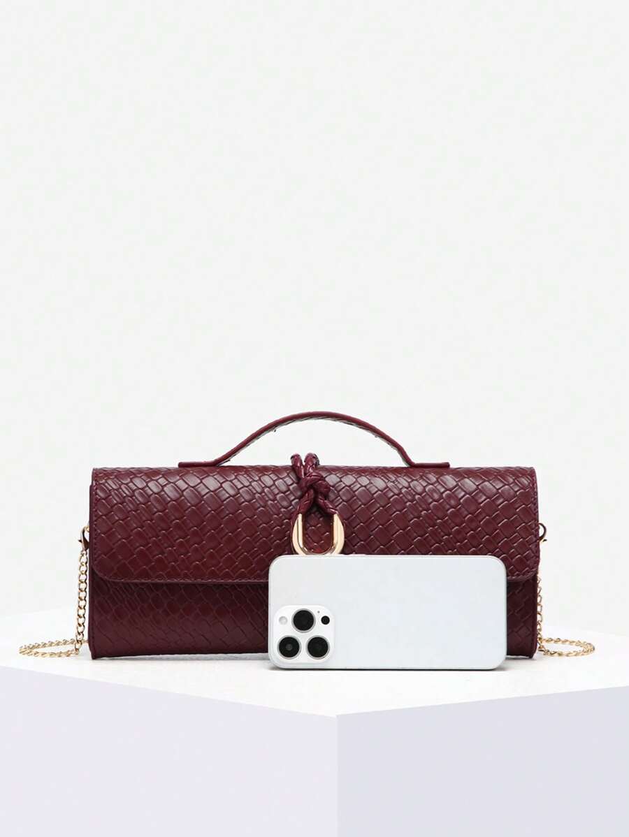 Bolsa Mirella Embreagem Couro Legítimo