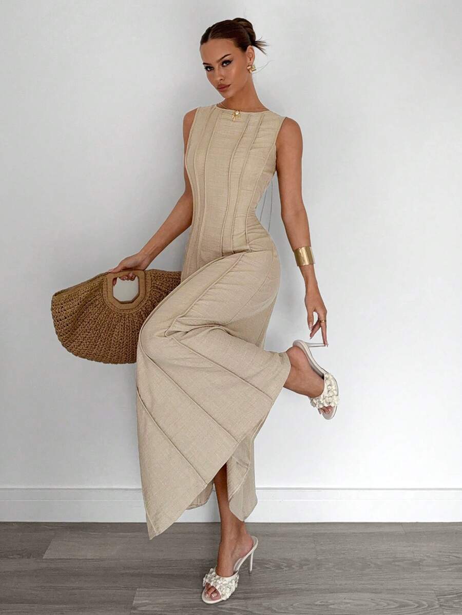 Vestido Elisa Evasê Longo