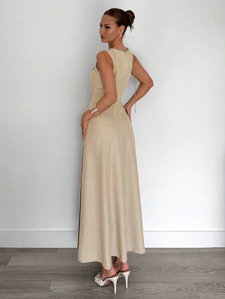 Vestido Elisa Evasê Longo